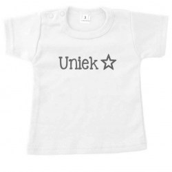 kort shirt wit uniek7